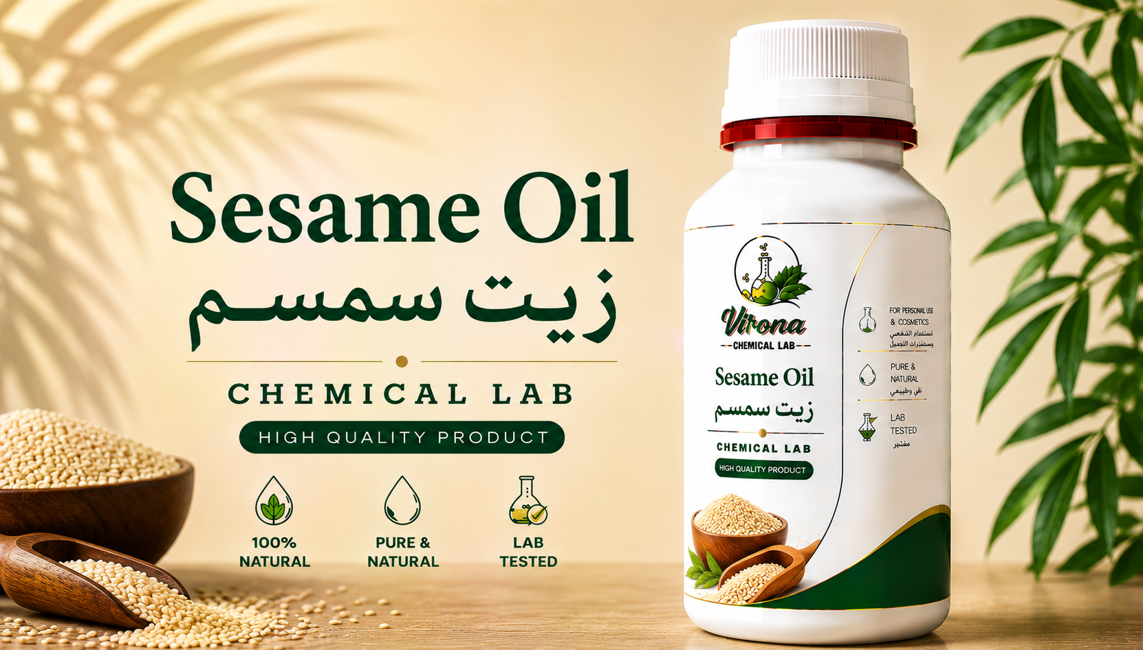 sesame oil زيت السمسم