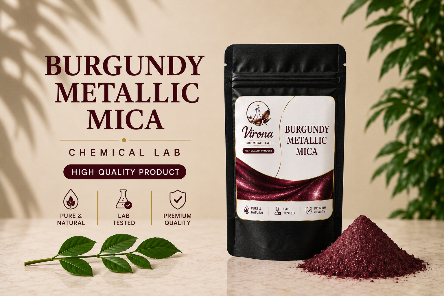 burgundy metallic mica مايكا نبيتي ميتالك 20 جرام