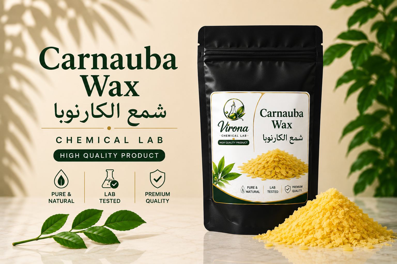 carnuba wax شمع الكارنوبا
