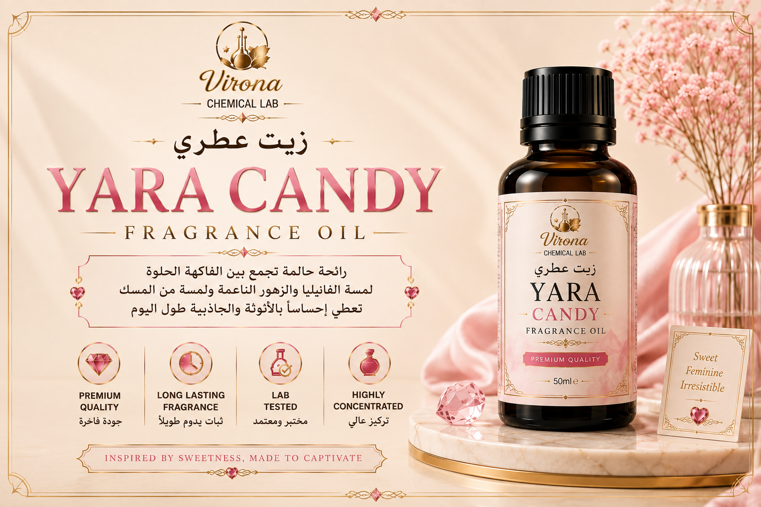 زيت عطري يارا كاندي fragrance yara candy