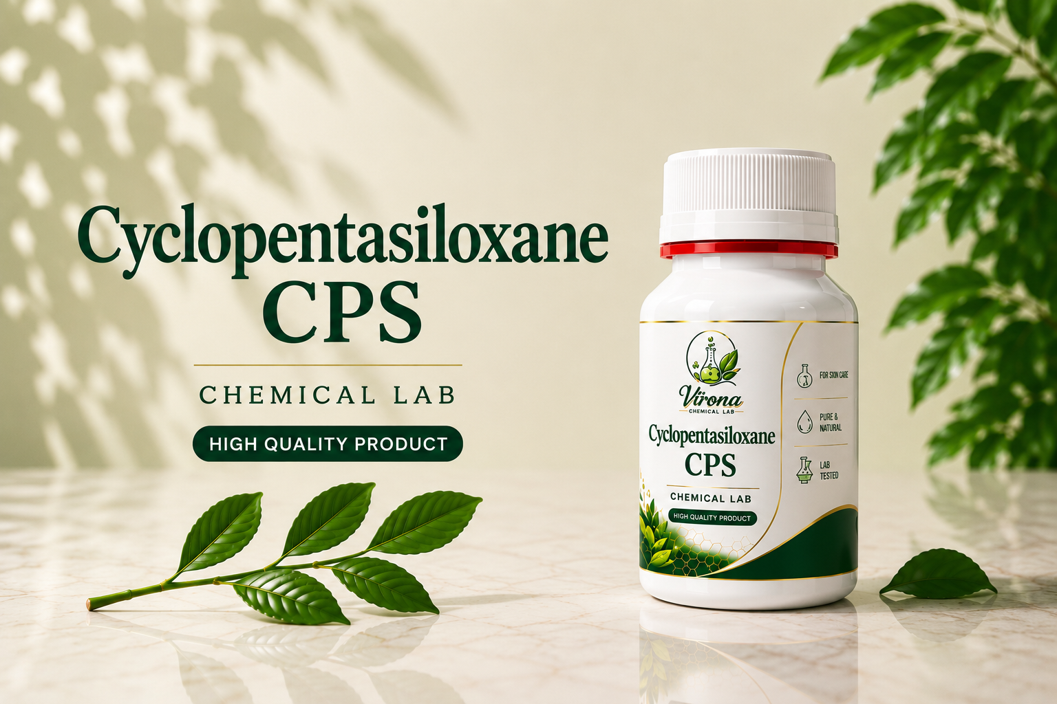 cyclopentasiloxane ( CPS ) سيليكون متطاير