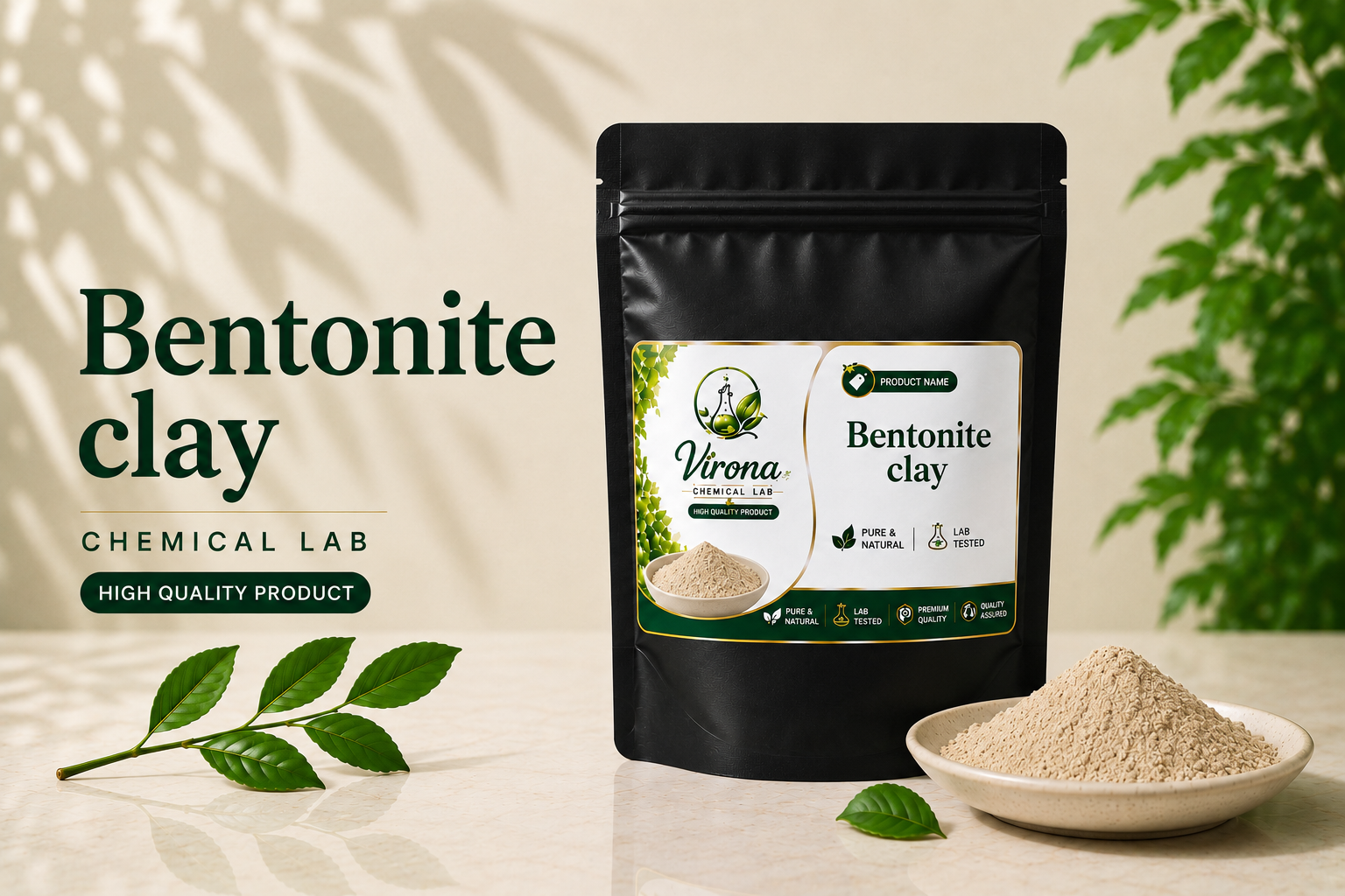 bentonite clay طمي بنتونايت